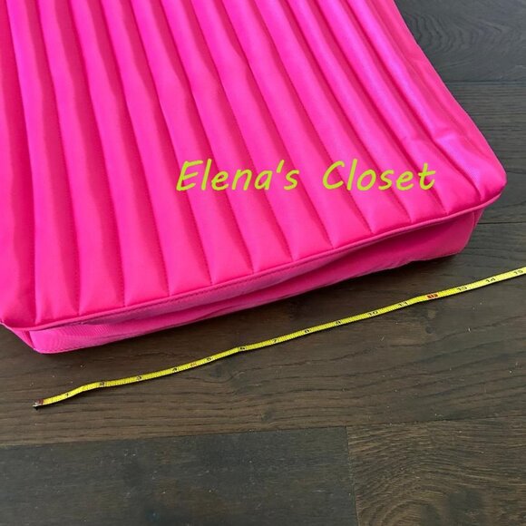 NWT ~ KATE SPADE PUFFY PINK TOTE & POUCH SET - Picture 7 of 11